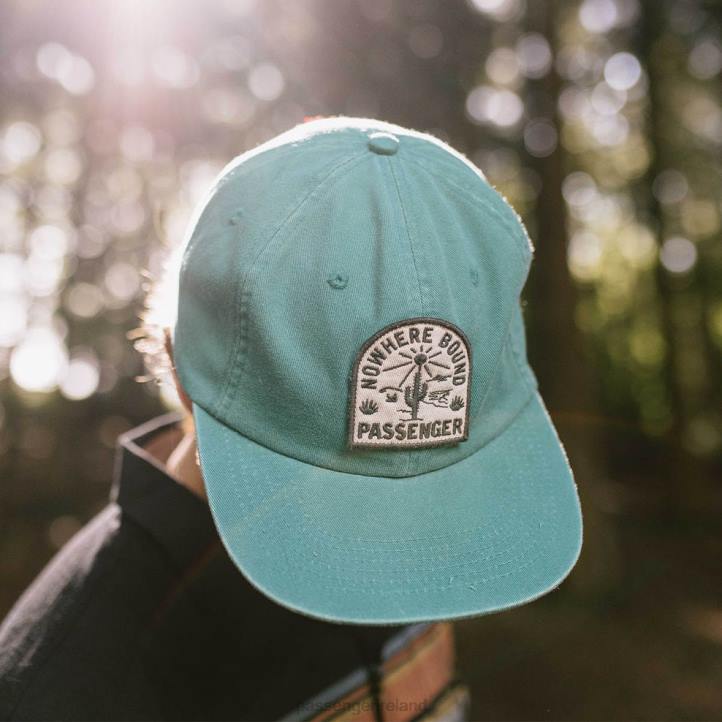 Headwear Passenger 22N8458 Hazy Recycled Cotton Low Profile Cap Viridian Green Men Green