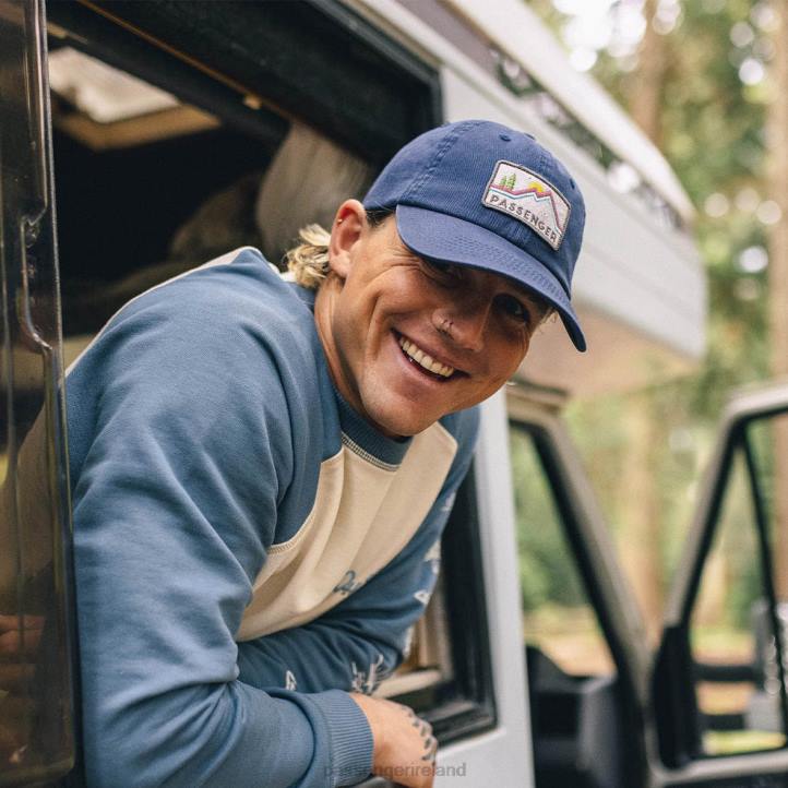 Headwear Passenger 22N8471 Tristate Recycled Cotton Snapback Cap Ensign Blue Men Blue