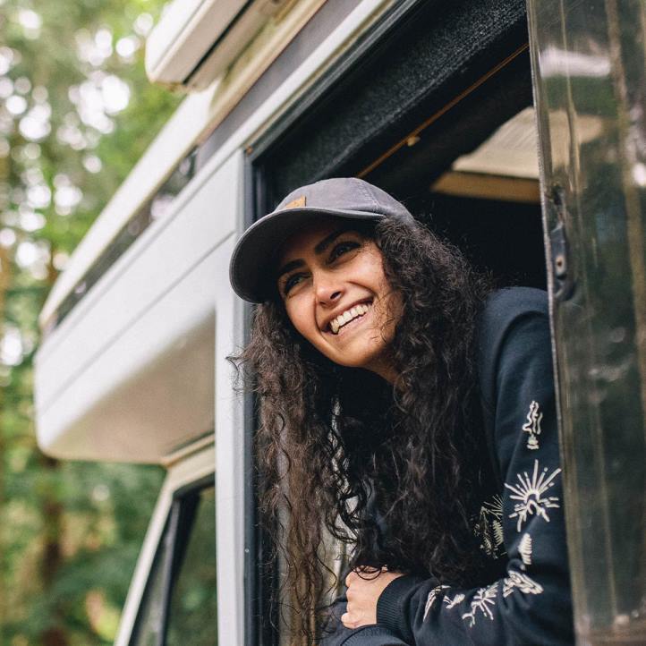 Headwear Passenger 22N8474 Canopy Recycled Cotton Snapback Cap Mid Grey Men Grey