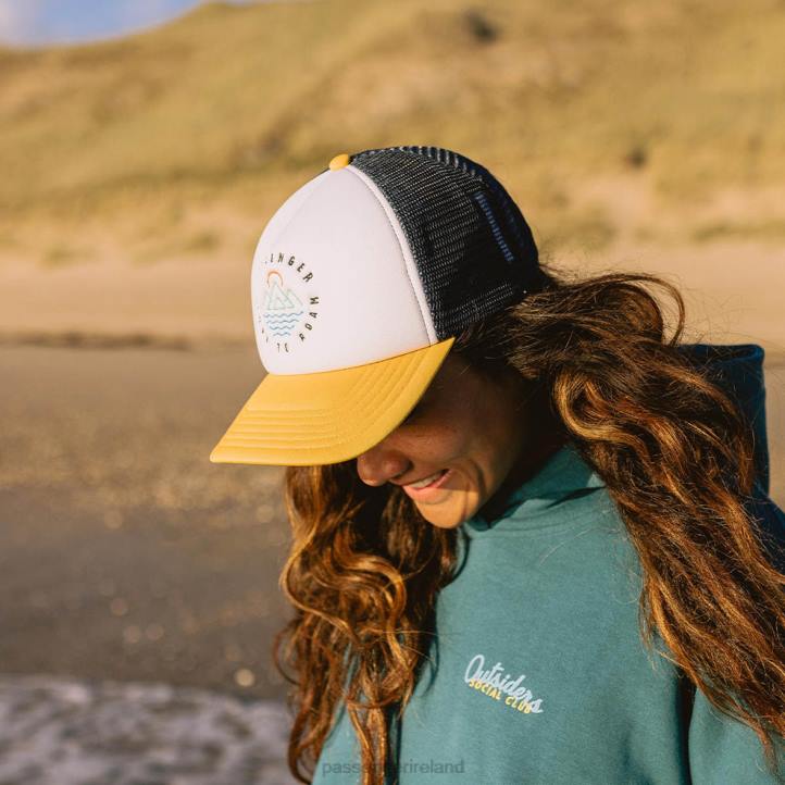 Headwear Passenger 22N8475 Margins Snapback Trucker Cap Sunrise Orange Men Orange