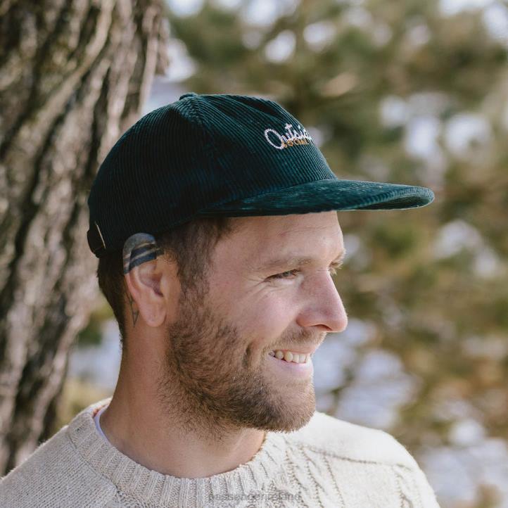 Headwear Passenger 22N8480 Outsiders Recycled Cotton Cord Cap Storm Green Men Green