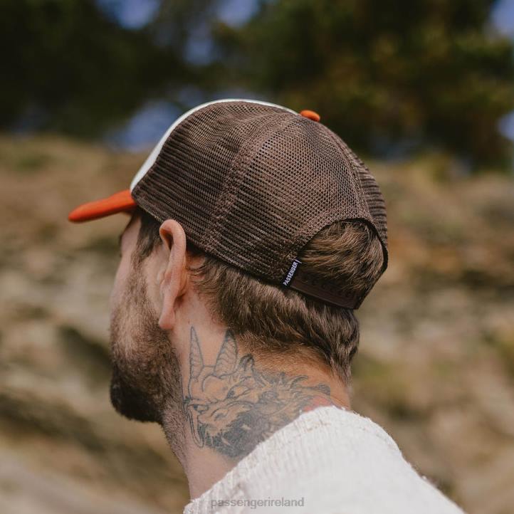 Headwear Passenger 22N8481 Land & Sea Snapback Trucker Cap Sunrise Orange Men Orange