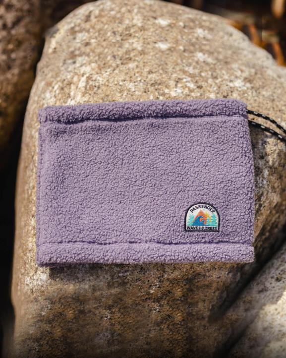 Headwear Passenger 22N8485 Mulled Recycled Sherpa Fleece Snood Dusty Lilac Men Lilac