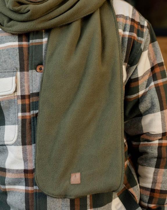 Headwear Passenger 22N8482 Campfire Recycled Polar Fleece Scarf Khaki Men Khaki
