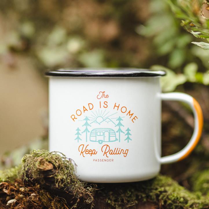 Accessories Passenger 22N8598 Flint Enamel Mug White Unisex White