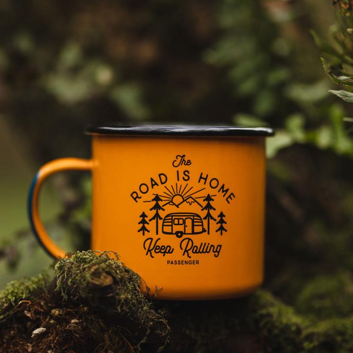 Accessories Passenger 22N8600 Flint Enamel Mug Sunray Orange Unisex Orange