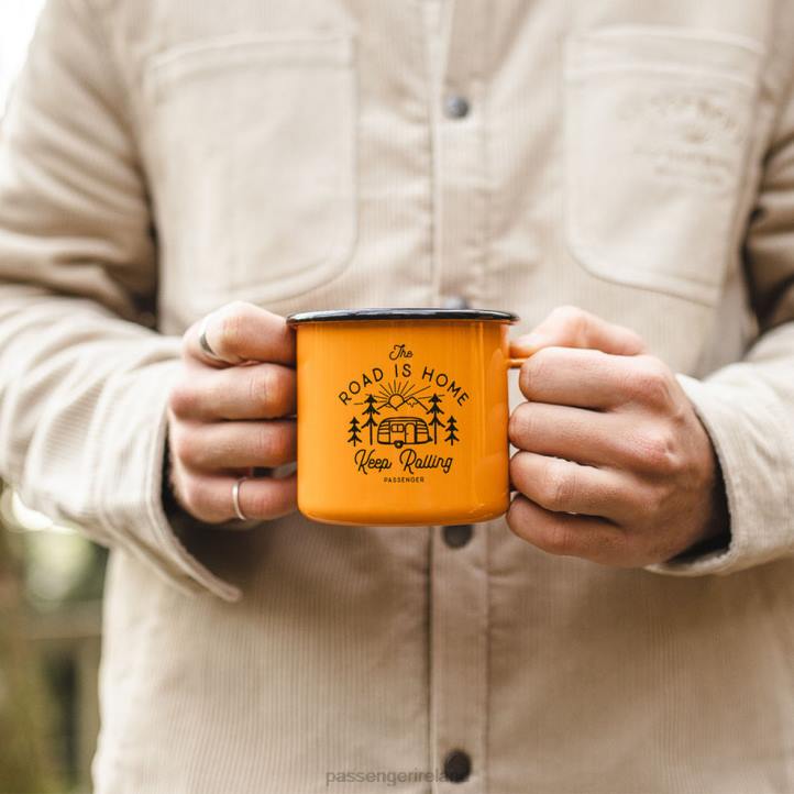 Accessories Passenger 22N8600 Flint Enamel Mug Sunray Orange Unisex Orange