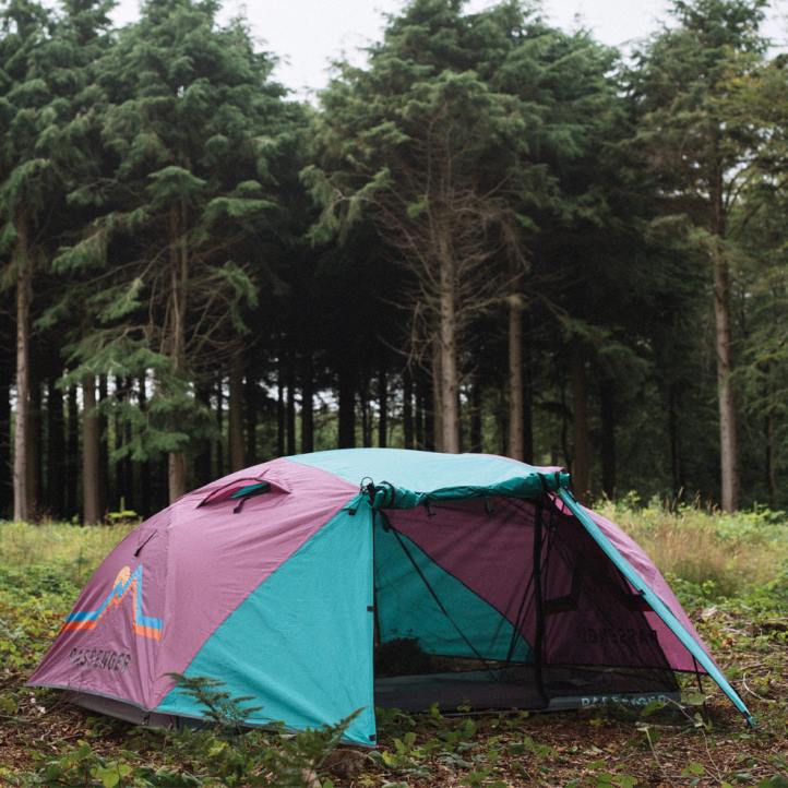 Outdoor Living Passenger 22N8605 Stay Grounded 2 Person Tent Virdian Green/Orchid Unisex Green