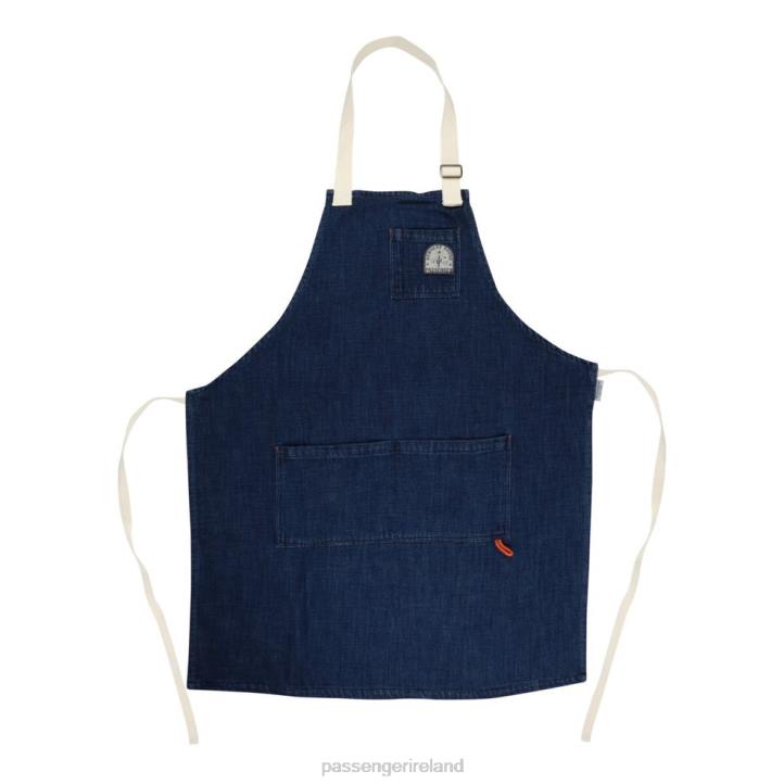 Outdoor Living Passenger 22N8620 Yard Organic Cotton Denim Apron Dark Denim Unisex Denim