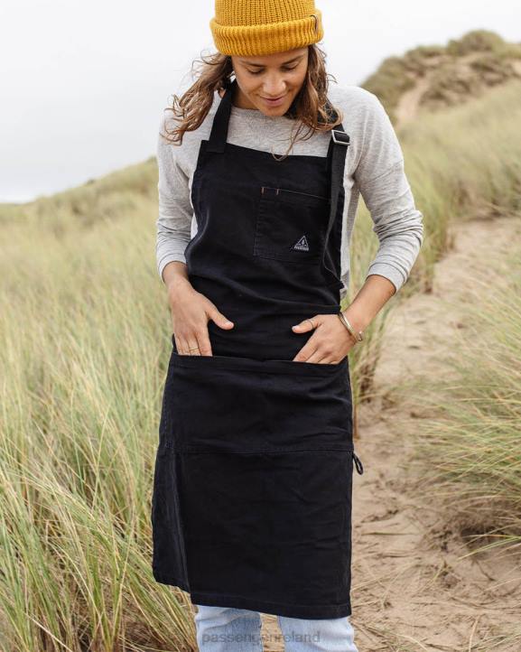 Outdoor Living Passenger 22N8631 Yard Recycled Cotton Apron Black Unisex Black