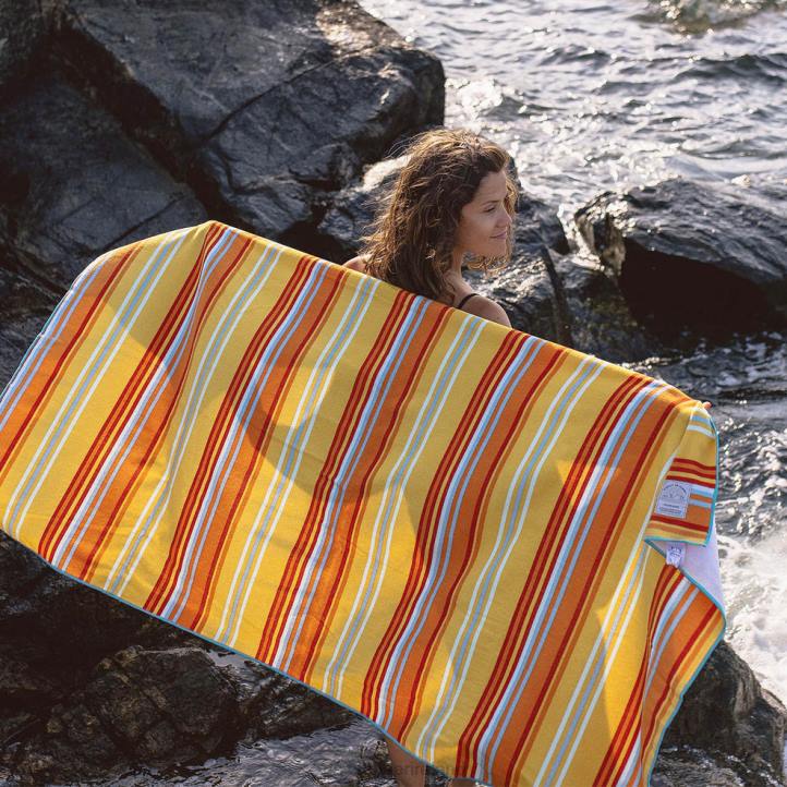 Outdoor Living Passenger 22N8636 Portland Recycled Beach Towel Sun Stripe Unisex Sun
