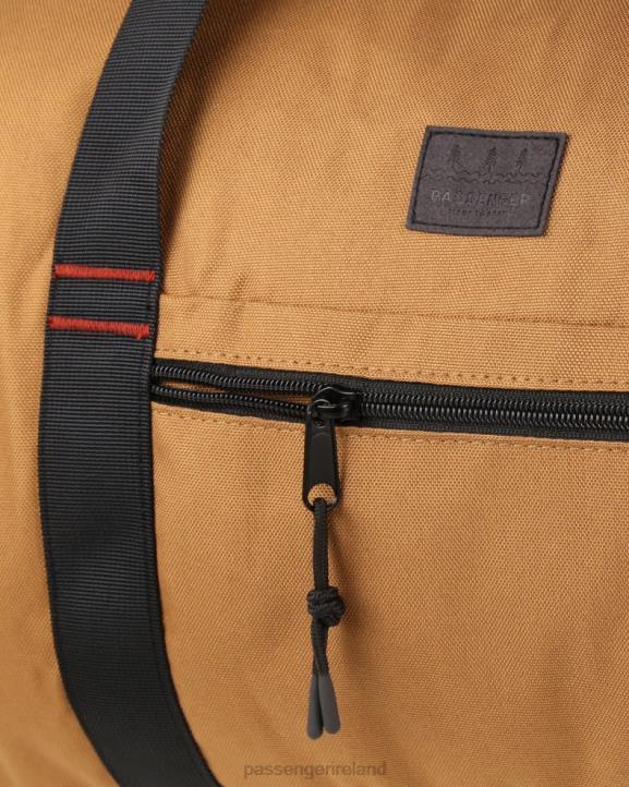 WoAccessories Passenger 22N81116 Escape It All 30L Recycled Duffle Bag Golden Brown Women Brown