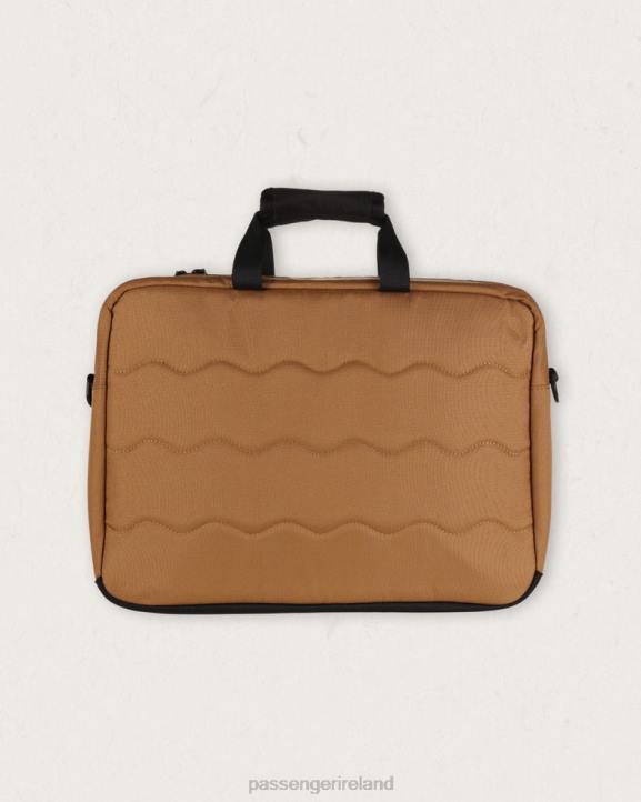 WoAccessories Passenger 22N81129 Recycled Messenger Bag Golden Brown Women Brown