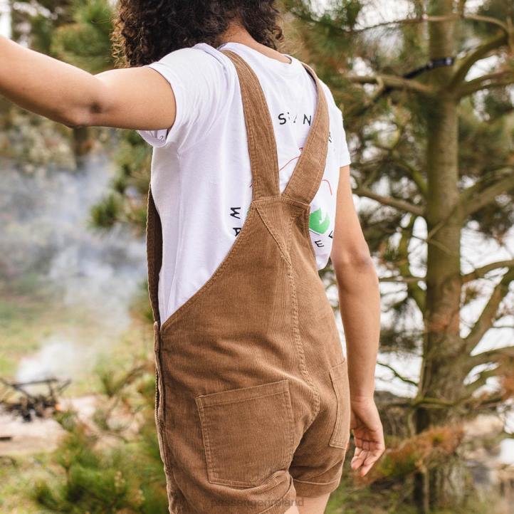 WoClothing Passenger 22N8942 Roamologist Recycled Cord Dungarees Coconut Women Coconut