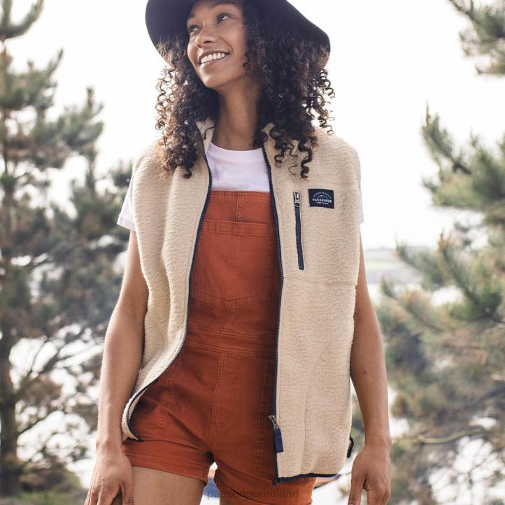 WoClothing Passenger 22N8947 Roamologist Organic Cotton Dungarees Bombay Brown Women Brown