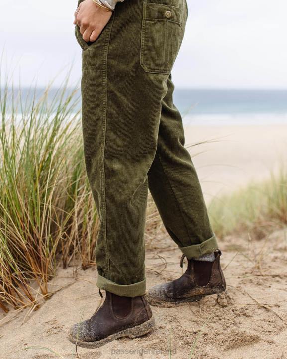 WoClothing Passenger 22N8951 Tiaga Cord Dungarees Khaki Women Khaki