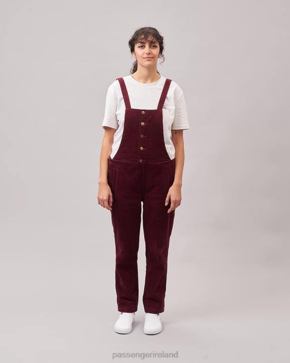 WoClothing Passenger 22N8953 Tiaga Cord Dungarees Wine Women Wine