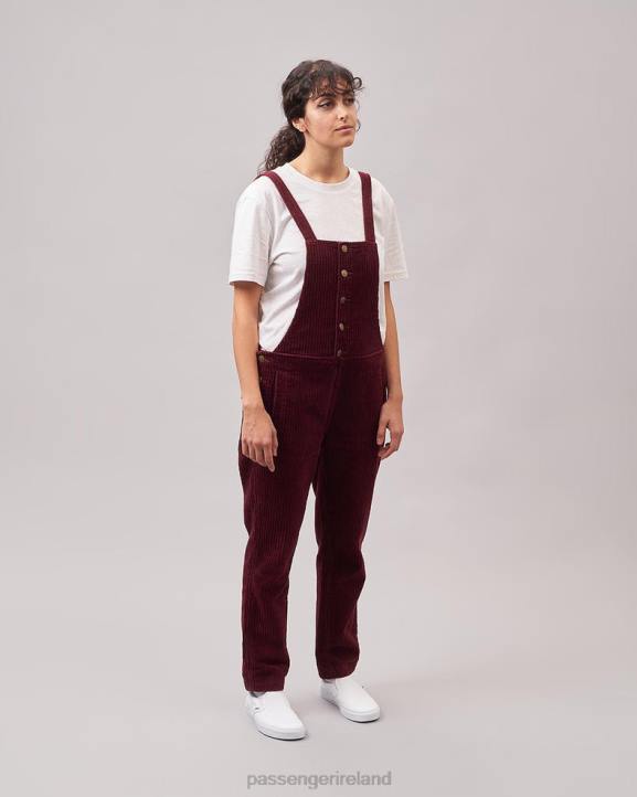 WoClothing Passenger 22N8953 Tiaga Cord Dungarees Wine Women Wine