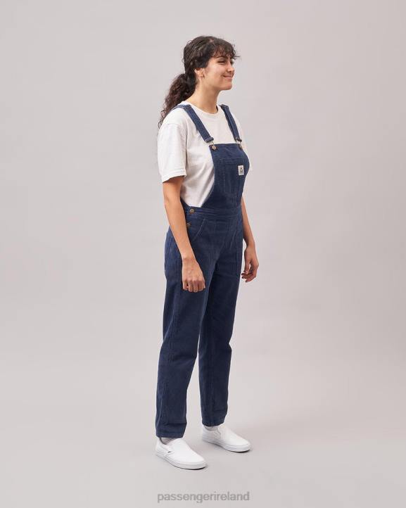 WoClothing Passenger 22N8954 Roamist Cord Dungarees Dark Denim Women Denim
