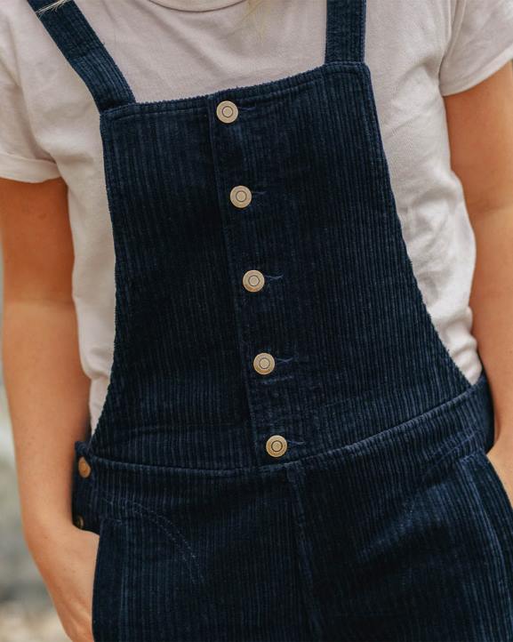 WoClothing Passenger 22N8955 Tiaga Cord Dungarees Deep Navy Women Navy