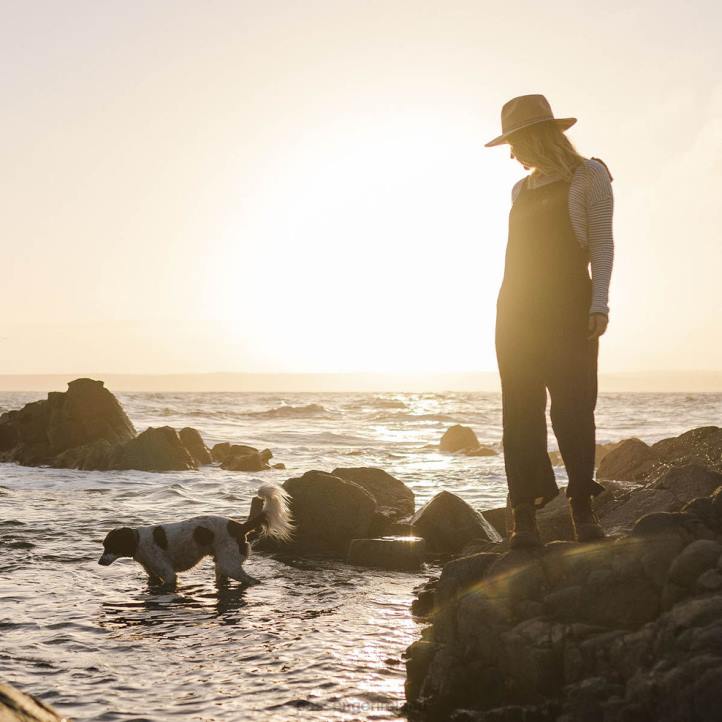 WoClothing Passenger 22N8960 Lazy Day Dungarees Charcoal (Woven) Women Charcoal