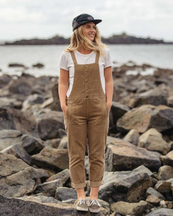 WoClothing Passenger 22N8964 Tiaga Cord Dungarees Biscuit Women Biscuit