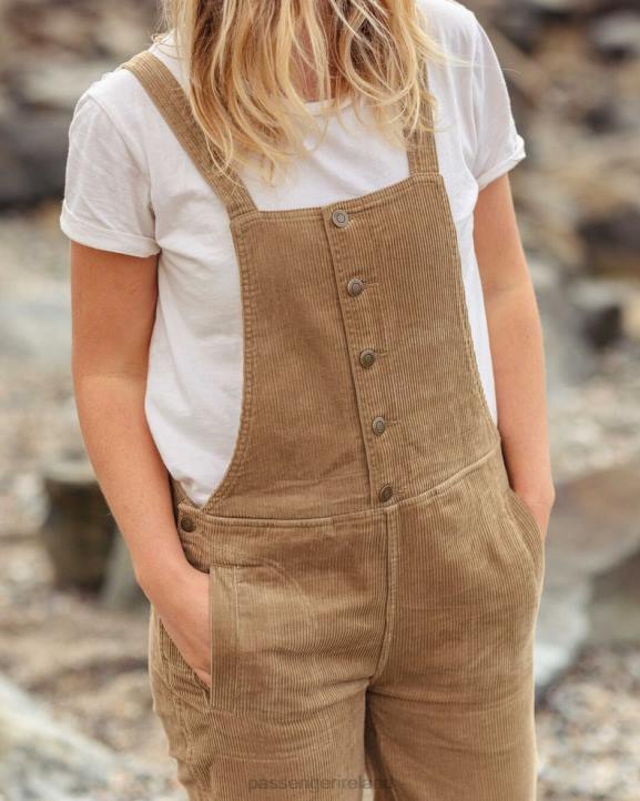 WoClothing Passenger 22N8964 Tiaga Cord Dungarees Biscuit Women Biscuit