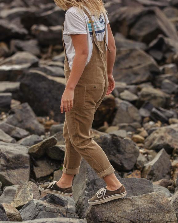 WoClothing Passenger 22N8964 Tiaga Cord Dungarees Biscuit Women Biscuit