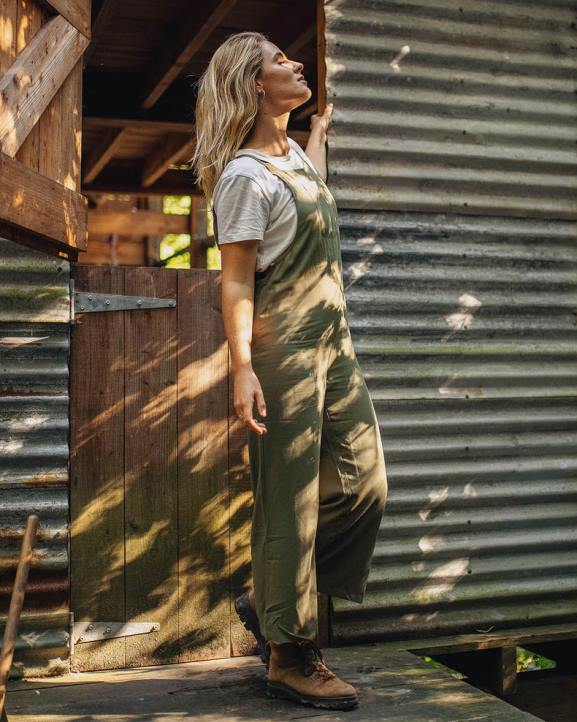 WoClothing Passenger 22N8966 Lazy Day Dungarees Khaki Women Khaki