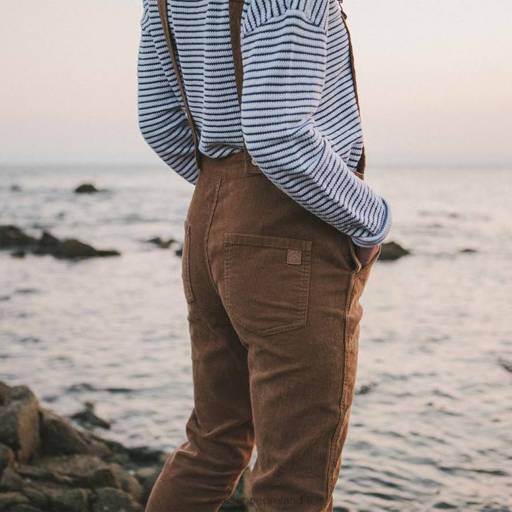 WoClothing Passenger 22N8984 Roamist Cord Dungarees Coconut Women Coconut