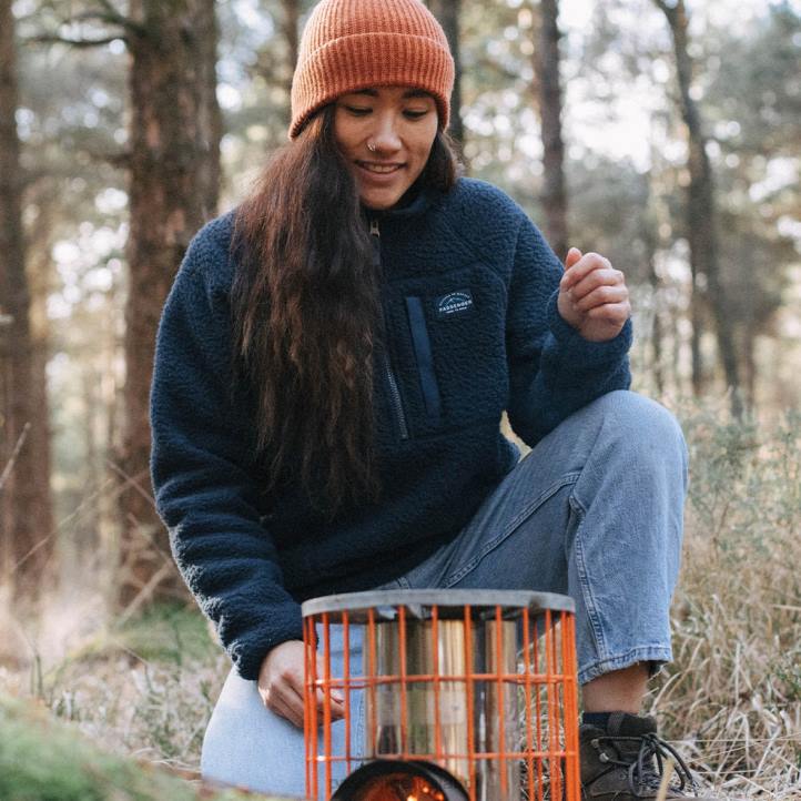 WoClothing Passenger 22N8662 Home 1/4 Zip Recycled Sherpa Fleece Navy Women Navy