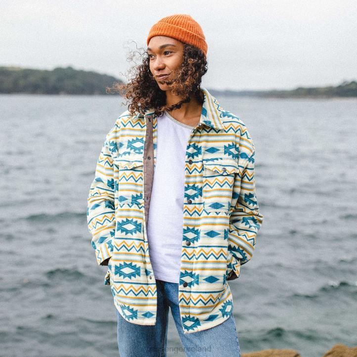 WoClothing Passenger 22N8694 East Recycled Polar Fleece Shirt Stargazer Birch Women Birch