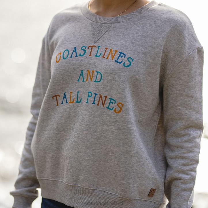 WoClothing Passenger 22N8729 Voyage Recycled Sweatshirt Grey Marl Women Grey