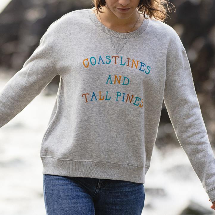 WoClothing Passenger 22N8729 Voyage Recycled Sweatshirt Grey Marl Women Grey