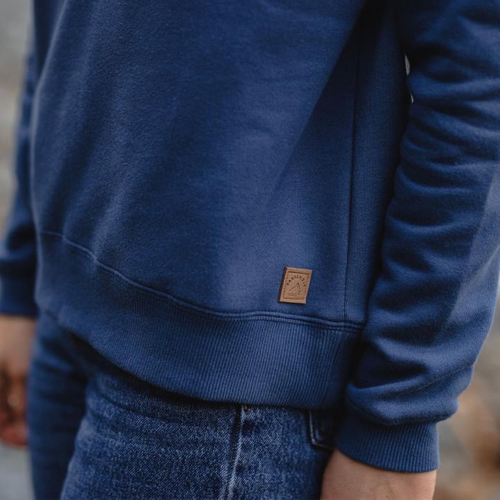 WoClothing Passenger 22N8733 Voyage Recycled Sweatshirt Dark Denim Women Denim