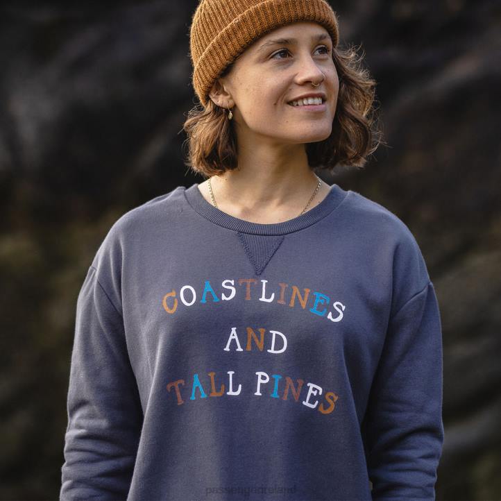 WoClothing Passenger 22N8734 Voyage Recycled Sweatshirt Faded Black Women Black