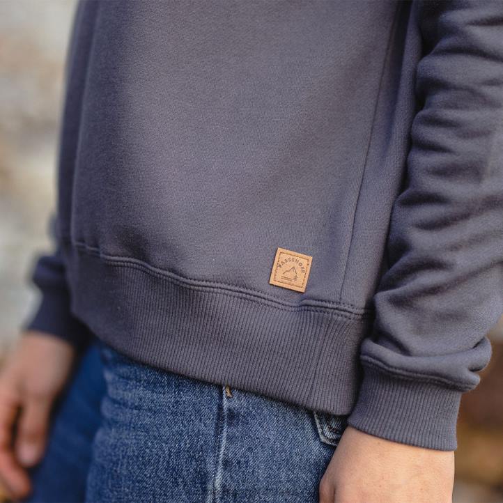 WoClothing Passenger 22N8734 Voyage Recycled Sweatshirt Faded Black Women Black