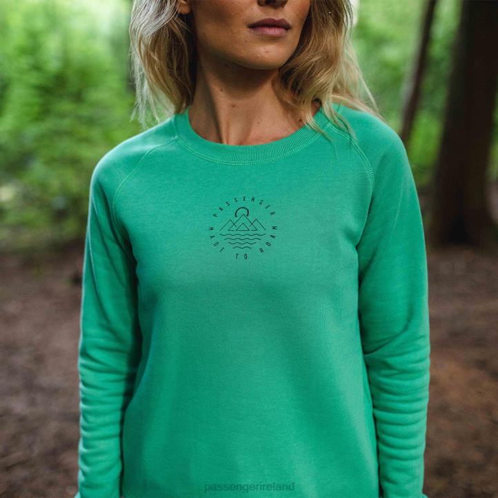 WoClothing Passenger 22N8739 Remote Recycled Sweatshirt Green Spruce Women Green