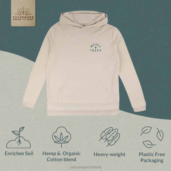 WoClothing Passenger 22N8760 Kindling Hemp Hoodie Birch Women Birch