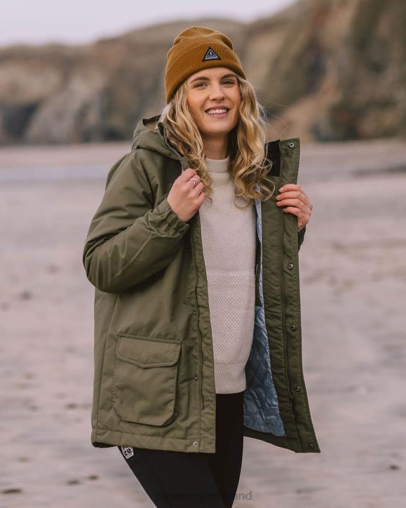 WoClothing Passenger 22N8765 Alaska Recycled Jacket Dusty Olive Women Olive