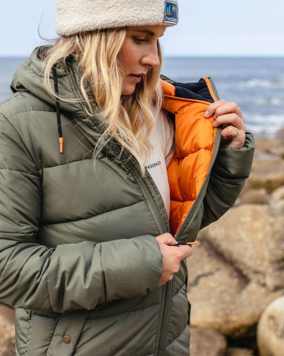 WoClothing Passenger 22N8775 Parks Recycled Insulated Jacket Dusty Olive Women Olive