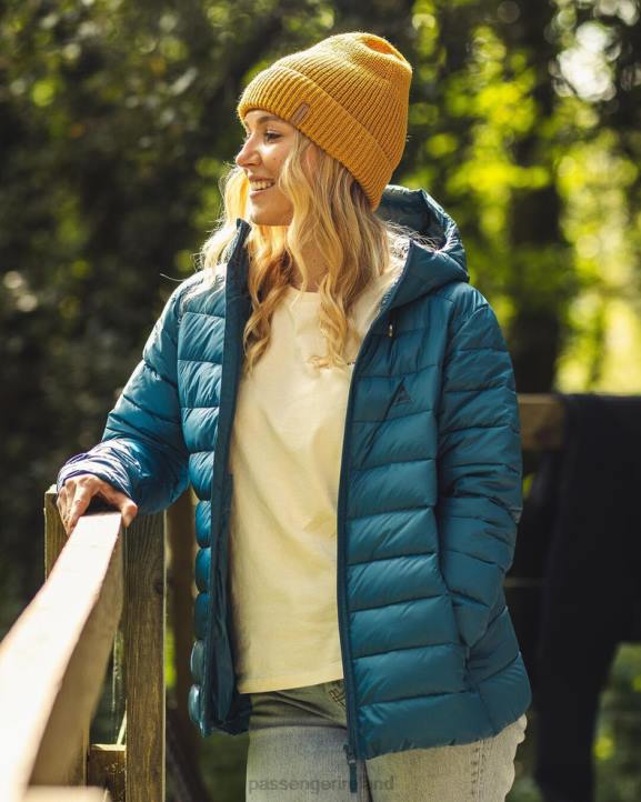 WoClothing Passenger 22N8784 Pow Recycled Insulated Jacket Blue Steel Women Blue