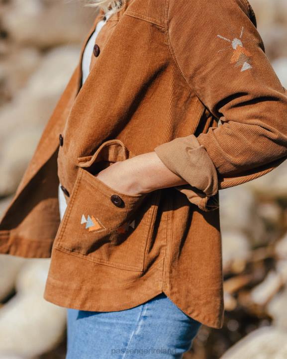 WoClothing Passenger 22N8787 Pine Cord Jacket Coconut Women Coconut