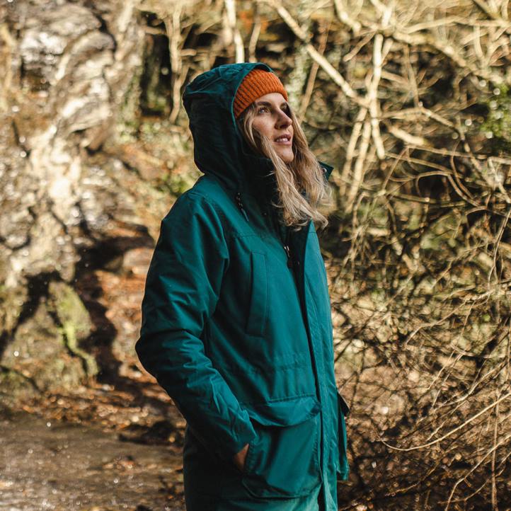 WoClothing Passenger 22N8793 Cordova Bay Sherpa Lined Recycled Jacket Storm Green Women Green