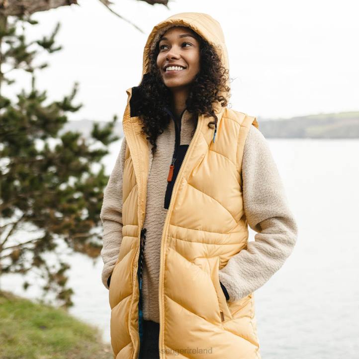 WoClothing Passenger 22N8801 Depoe Recycled Insulated Gilet Ochre Yellow Women Yellow