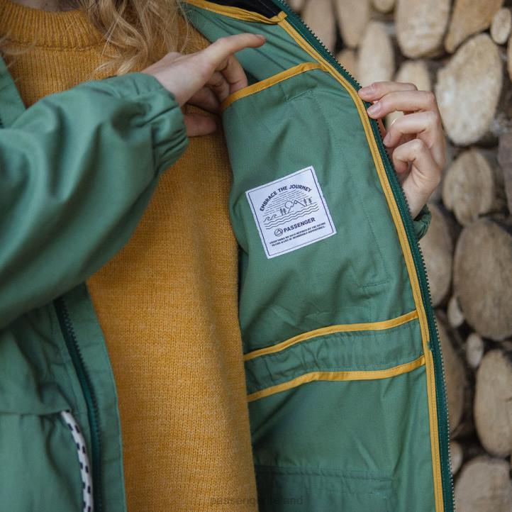 WoClothing Passenger 22N8803 Heather Recycled Lightweight Anorak Dark Ivy Women Ivy