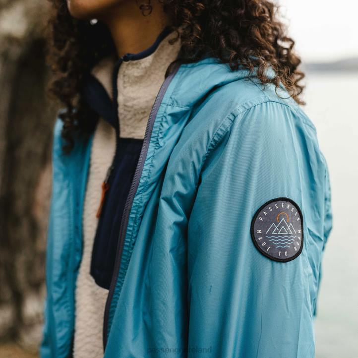 WoClothing Passenger 22N8807 Umnak Recycled Anorak Larkspur Blue Women Blue