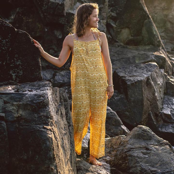 WoClothing Passenger 22N8979 Spirit Jumpsuit Ochre Yellow Sol Women Yellow