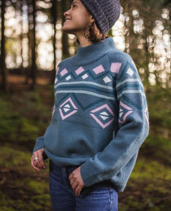 WoClothing Passenger 22N8809 Ottoson Knitted Jumper Ocean Green Women Green