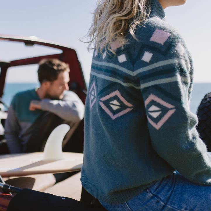 WoClothing Passenger 22N8809 Ottoson Knitted Jumper Ocean Green Women Green